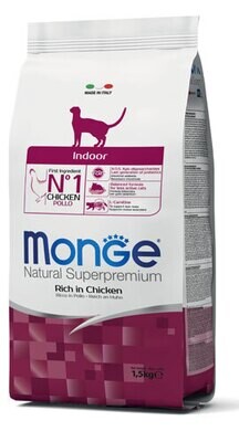 Indoor - Monge Natural Superpremium Dry Cat 0.4 Kg