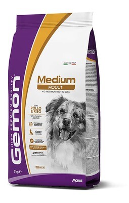 Medium Adult With Chicken - Gemon High Premium Dry Dog 15 Kg