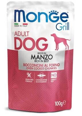 Monge Grill Pouches Beef - Dog 100gr