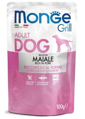 Monge Grill Pouches Pork - Dog 0.1 Kg