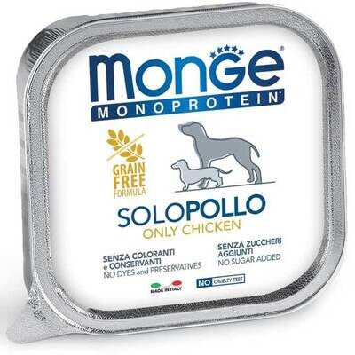 Monge Monoproteic 100% Chicken Only - Dog - Bowl 0.15 Kg