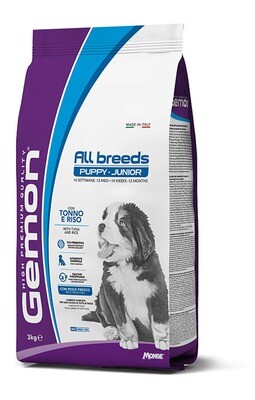 All Breeds Puppy And Junior Tuna Rice - Gemon High Premium Dry Dog 15 Kg