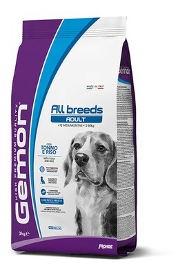 All Breeds Adult Con Tonno E Riso  - Gemon High Premium Secco Cane   15 Kg