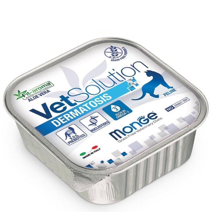 Feline Dermatosis - Monge Vet Solution - Bowl 0.1 Kg