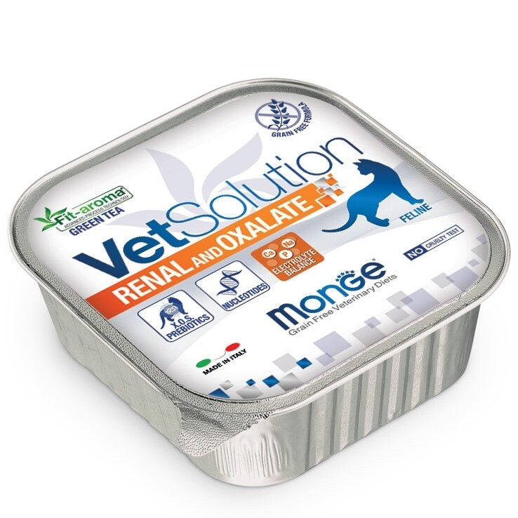 Feline Renal / Oxalate - Monge Vet Solution - Bowl 0.1 Kg