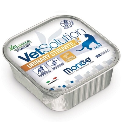 Feline Urinary Struvite - Monge Vet Solution - Bowl 0.1 Kg