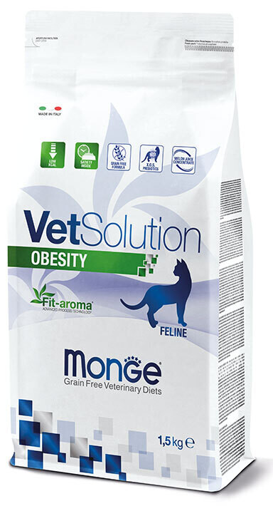 Obesity - Monge Vet Solution Dry Cat 1.5 Kg