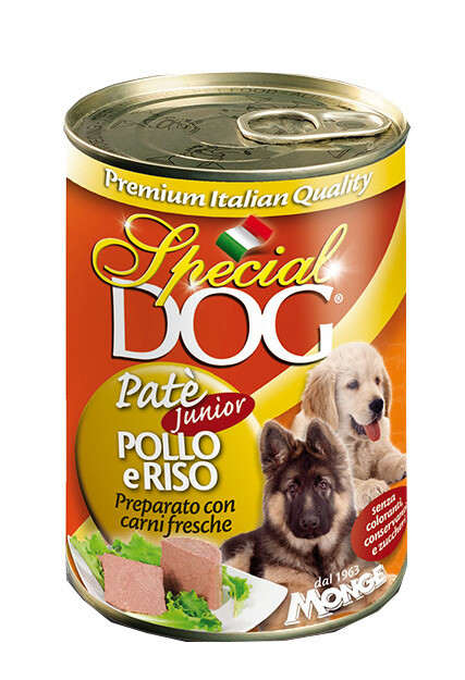Special Dog Patè Junior Chicken And Rice - Wet Dog 0.4 Kg