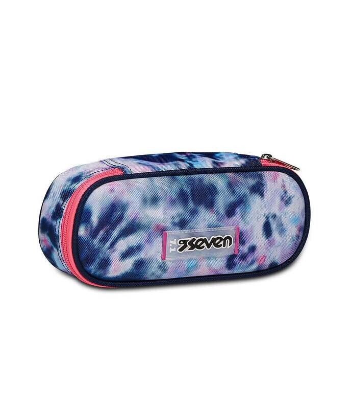 SCHOOL PEN HOLDER Seven ROUND PLUS - CLOUDY SHAPES