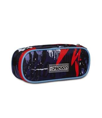 Estojo Escolar Seven Round Plus - Spray Wall