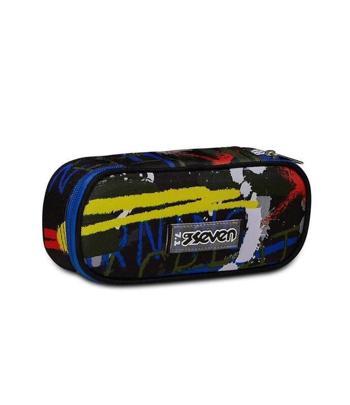 SCHOOL PEN HOLDER Seven ROUND PLUS - FLUO BELTS