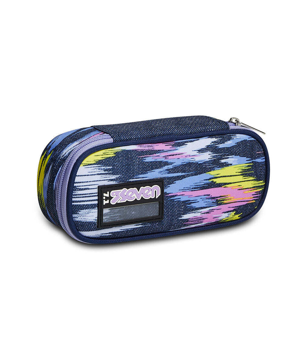 SCHOOL PEN HOLDER Seven ROUND PLUS - VIRTUAL GIRL