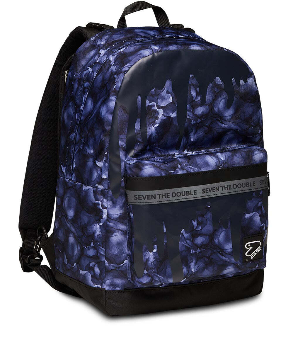 Seven REVERSIBLE BACKPACK WITH WIRELESS EARPHONES - THE DOUBLE DRIZZLY