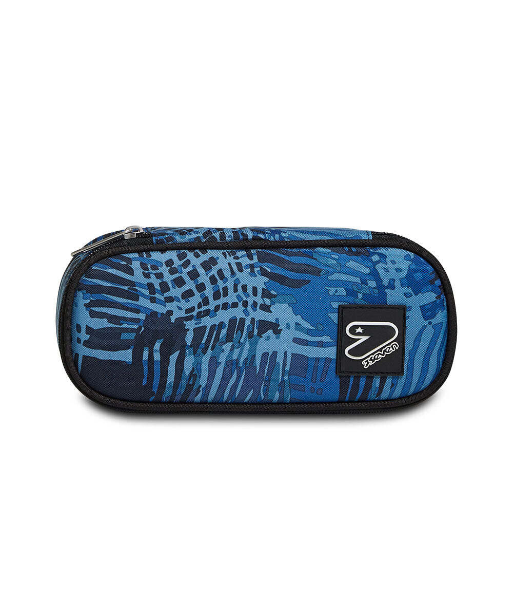 SCHOOL PEN HOLDER Seven ROUND PLUS - THE DOUBLE BLENDING BLUE