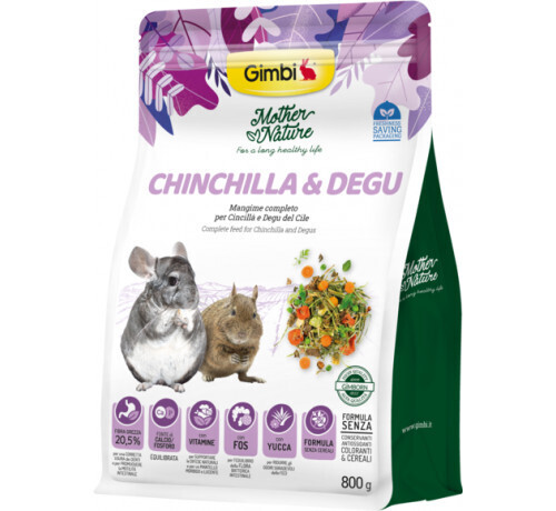 Gimborn - GIMBI MOTHER NATURE CHINCHILLA&amp;DEGU 800G