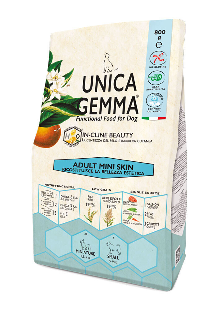 Gheda Unica Gemma - Adult Mini Skin Dry 800g