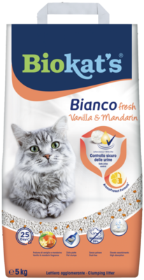 Gimborn Litter - biokat&#39;s BIANCO FRESH VANIGLIA&amp;MANDARIN 5KG