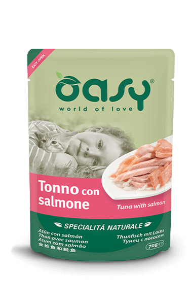 Oasy Natural Specialties - Tuna With Salmon 70 g