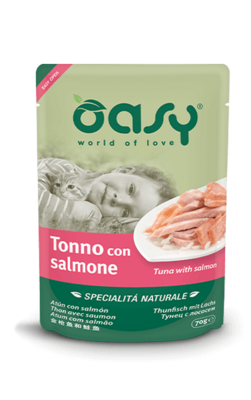 Oasy Natural Specialties - Tuna With Salmon 70 g