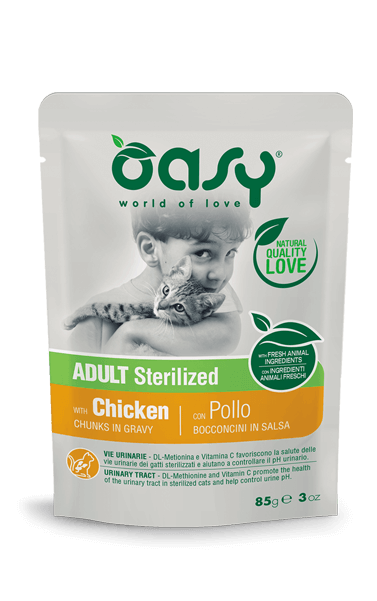 Oasy Chunks In Sauce - Adult Sterilized With Chicken 85 gr