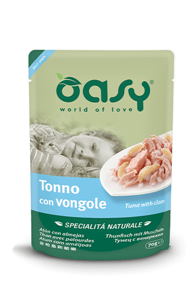 Oasy Natural Specialties - Tuna With Clams 70 g