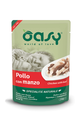 Oasy Natural Specialties - Chicken With Beef 70 g