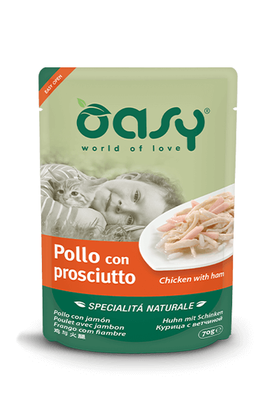 Oasy Specialità Naturale • Pollo Con Prosciutto 70 g