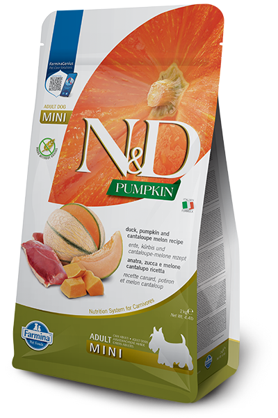 Farmina N&amp;D Pumpkin Dog Duck And Cantaloupe Adult Mini 2Kg