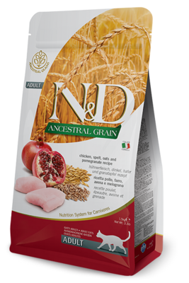 Farmina N&amp;D Ancestral Cat Chicken And Pomegranate Adult Gr.300