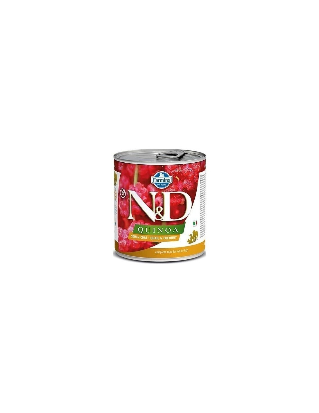 Farmina N&amp;D Dog Quinoa Skin &amp; Coat - Quail And Coconut 285Gr