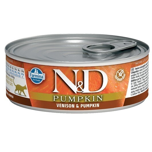 Farmina N&amp;D Cat Venison &amp; Pumpkin 70 Gr