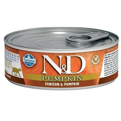 Farmina N&amp;D Cat Venison &amp; Pumpkin 70 Gr