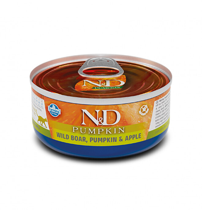Farmina N&amp;D Cat Wild Boar, Pumpkin &amp; Apple 80 Gr