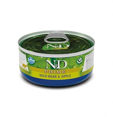 Farmina N&amp;D Cat Prime Wild Boar &amp; Apple 70 Gr