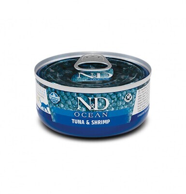 Farmina N&amp;D Cat Ocean Tuna &amp; Shrimp 80 Gr