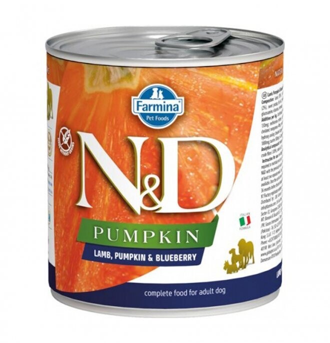 Farmina N&amp;D Dog Lamb Pumpkin And Blueberry 285Gr