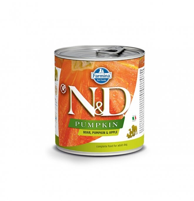Farmina N&amp;D Dog Wild Boar Pumpkin And Apple 285Gr