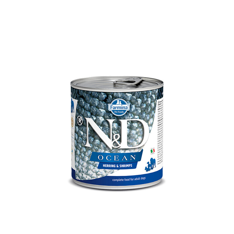 Farmina N&amp;D Dog Ocean Herring And Shrimp 285Gr