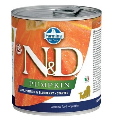 Farmina N&amp;D Dog Lamb Pumpkin And Blueberry Puppy 285Gr