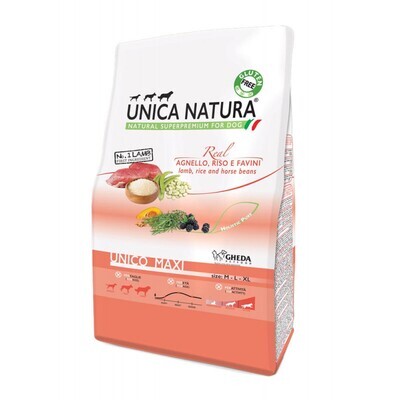Gheda - Unico Maxi Dry - Lamb, rice and field beans 2.5kg