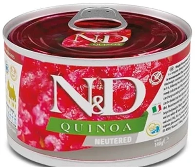 Farmina N&amp;D Quinoa Dog  Neutered Pork 140 Gr