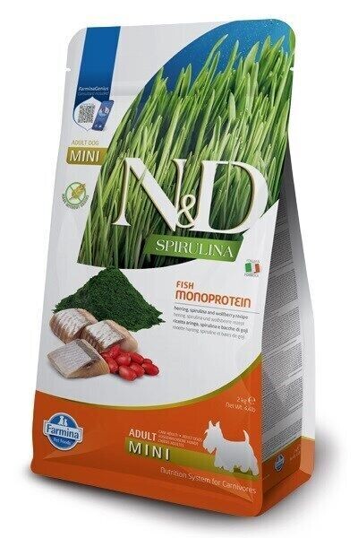 Farmina N&amp;D Spirulina Herring Adult Mini 2 Kg
