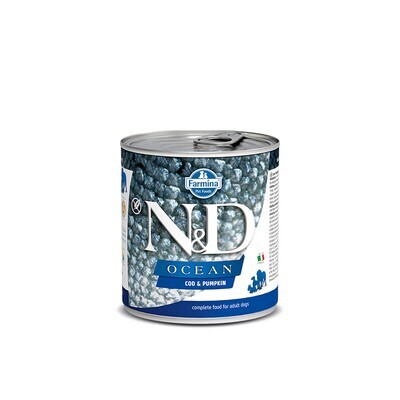 Farmina N&amp;D Dog Ocean Cod And Pumpkin 285Gr