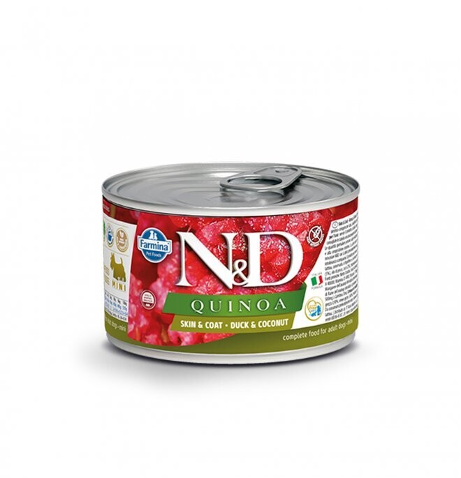 Farmina N&amp;D Dog Quinoa Skin &amp; Coat - Duck And Coconut 140 Gr