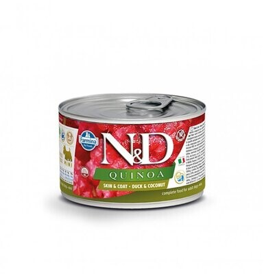 Farmina N&amp;D Dog Quinoa Skin &amp; Coat - Duck And Coconut 140 Gr