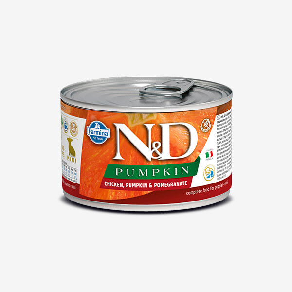 Farmina N&amp;D Dog Chicken, Pumpkin And Pomegranate Puppy Mini 140gr