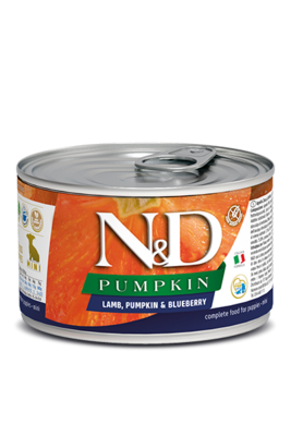 Farmina N&amp;D Dog Lamb Pumpkin And Blueberry Puppy Mini 140 Gr