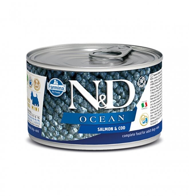 Farmina N&amp;D Dog Ocean Salmon And Cod 140 Gr
