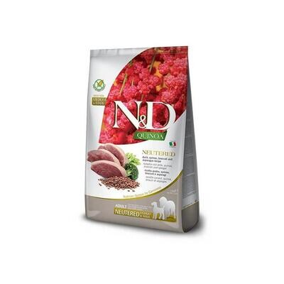 Farmina N&amp;D Quinoa Dog Neutered Duck, Broccoli And Asparagus Adult Medium/Maxi Kg 2.5