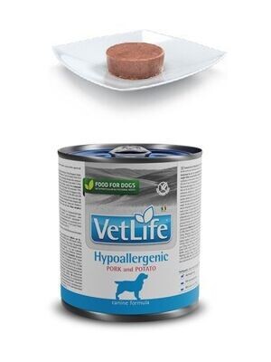 Farmina Vet Life Natural Diet Dog Hypoallergenic Pork &amp; Potato 300 Gr